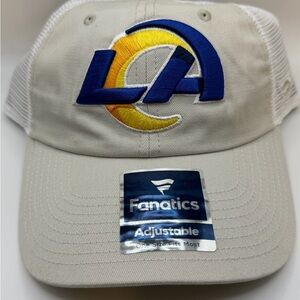 Fanatics Los Angeles Rams Cap | OSFM - Adjustable | Unisex | New With Tags